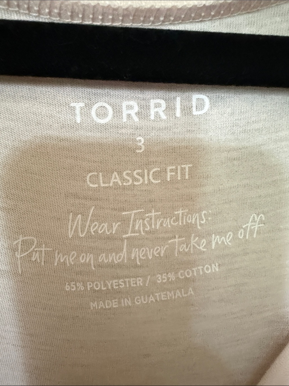 NWT torrid Light Pink V-Neck Long Sleeve Tee - Picture 2 of 4